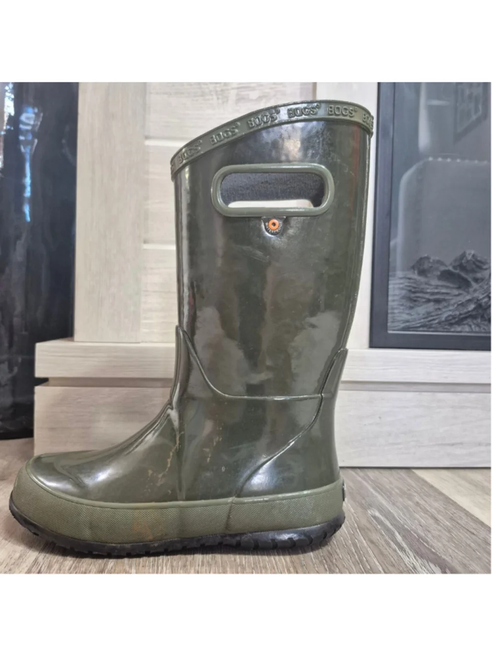 BOGS Rain Boots Green  Size 1
